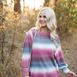 No Ship Drop Ship New Arrivals Caught Up In You Striped Ombre' Top