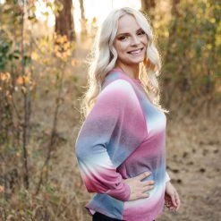 No Ship Drop Ship New Arrivals Caught Up In You Striped Ombre' Top