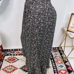 Iris & Rainbow Boutique #N372 Ditzy Floral Print Maxi Skirt