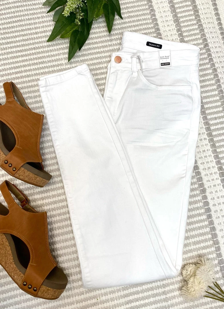 Iris & Rainbow Boutique #M316 Stealing Hearts Skinny Fit White Judy Blue Jeans New Arrivals 3 Iris & Rainbow Boutique #M316 Stealing Hearts Skinny Fit White Judy Blue Jeans New Arrivals