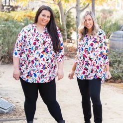 Boutique Simplified Boca Raton 3/4 Sleeve Top New Arrivals