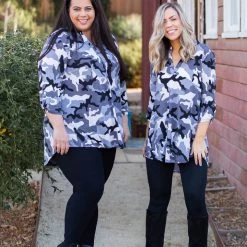 Boutique Simplified Master Of Disguise 3/4 Sleeve Top New Arrivals