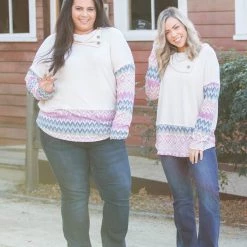 Boutique Simplified New Arrivals Peaceful Omens Cowl Neck