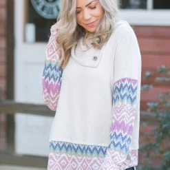 Boutique Simplified New Arrivals Peaceful Omens Cowl Neck