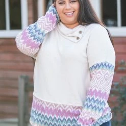 Boutique Simplified New Arrivals Peaceful Omens Cowl Neck