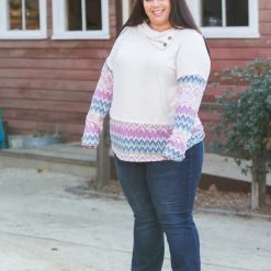 Boutique Simplified New Arrivals Peaceful Omens Cowl Neck