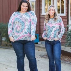 Boutique Simplified New Arrivals Splish Splash Long Sleeve Dolman