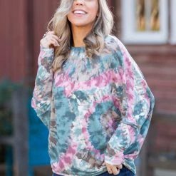 Boutique Simplified New Arrivals Splish Splash Long Sleeve Dolman