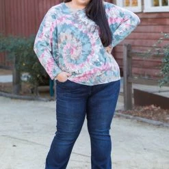 Boutique Simplified New Arrivals Splish Splash Long Sleeve Dolman