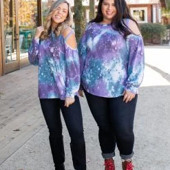 Boutique Simplified To The Moon And Back Caged Shoulder Top New Arrivals