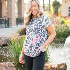 Boutique Simplified New Arrivals Crazy About You Short Sleeve Raglan