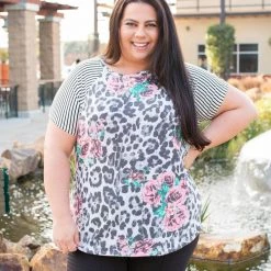 Boutique Simplified New Arrivals Crazy About You Short Sleeve Raglan