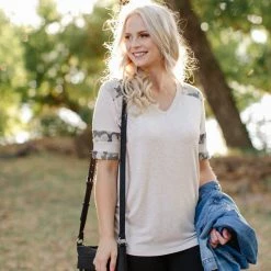 No Ship Drop Ship New Arrivals A Dash Of Camo Top