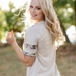 No Ship Drop Ship New Arrivals A Dash Of Camo Top