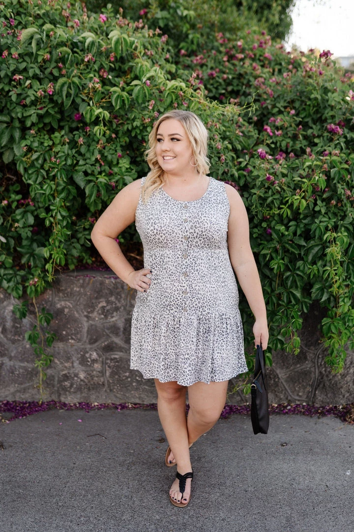 No Ship Drop Ship New Arrivals Leapin Leopard Sleeveless Dress 3 No Ship Drop Ship New Arrivals Leapin Leopard Sleeveless Dress