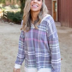 Boutique Simplified Spring Plaid Weekender New Arrivals