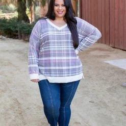 Boutique Simplified Spring Plaid Weekender New Arrivals