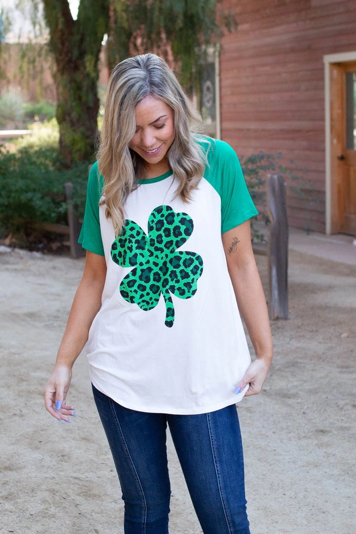 Boutique Simplified New Arrivals Shamrock On Raglan Top 6 Boutique Simplified New Arrivals Shamrock On Raglan Top