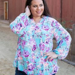 Boutique Simplified Pop Of Neon Long Sleeve Top New Arrivals