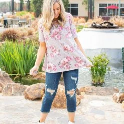 Boutique Simplified Snow Kissed Garden Cold Shoulder New Arrivals