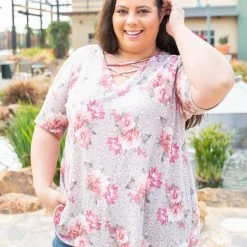 Boutique Simplified Snow Kissed Garden Cold Shoulder New Arrivals