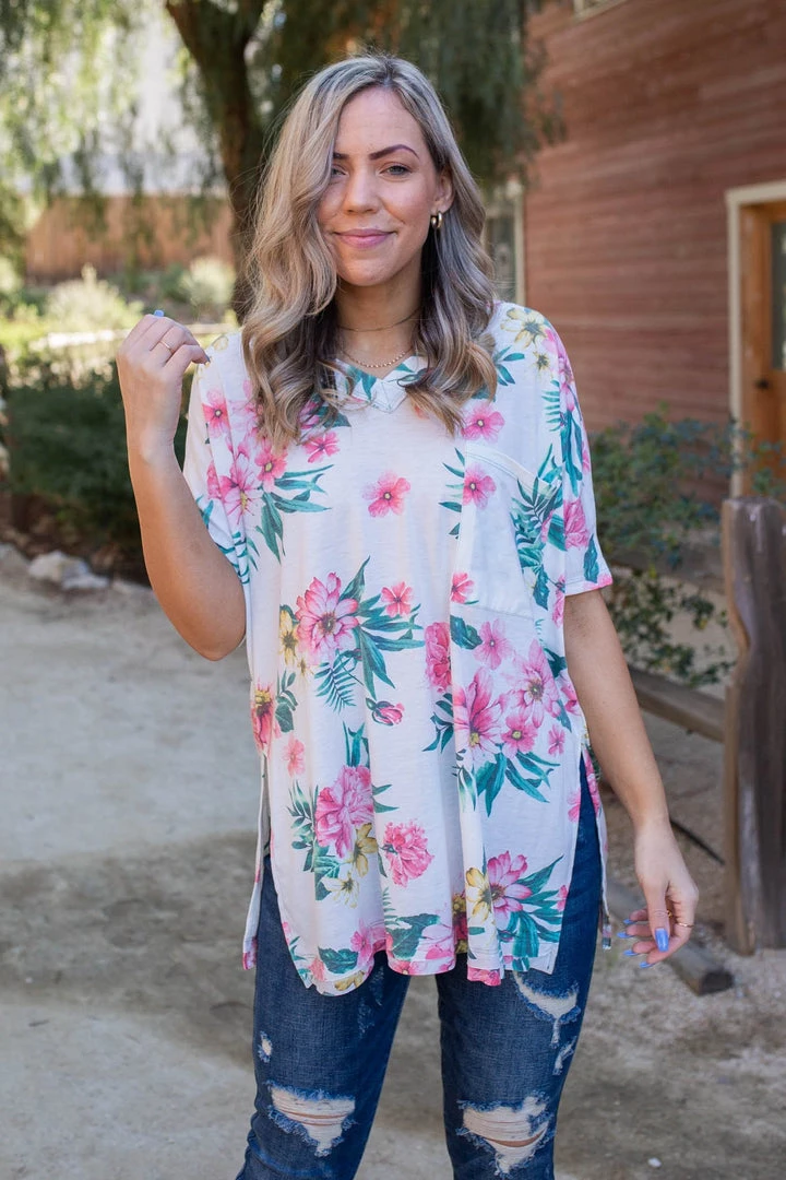 Boutique Simplified Tropical Dreamin Oversized Top New Arrivals 4 Boutique Simplified Tropical Dreamin Oversized Top New Arrivals