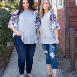 Boutique Simplified Believe In Yourself Ruffle Sleeve Top