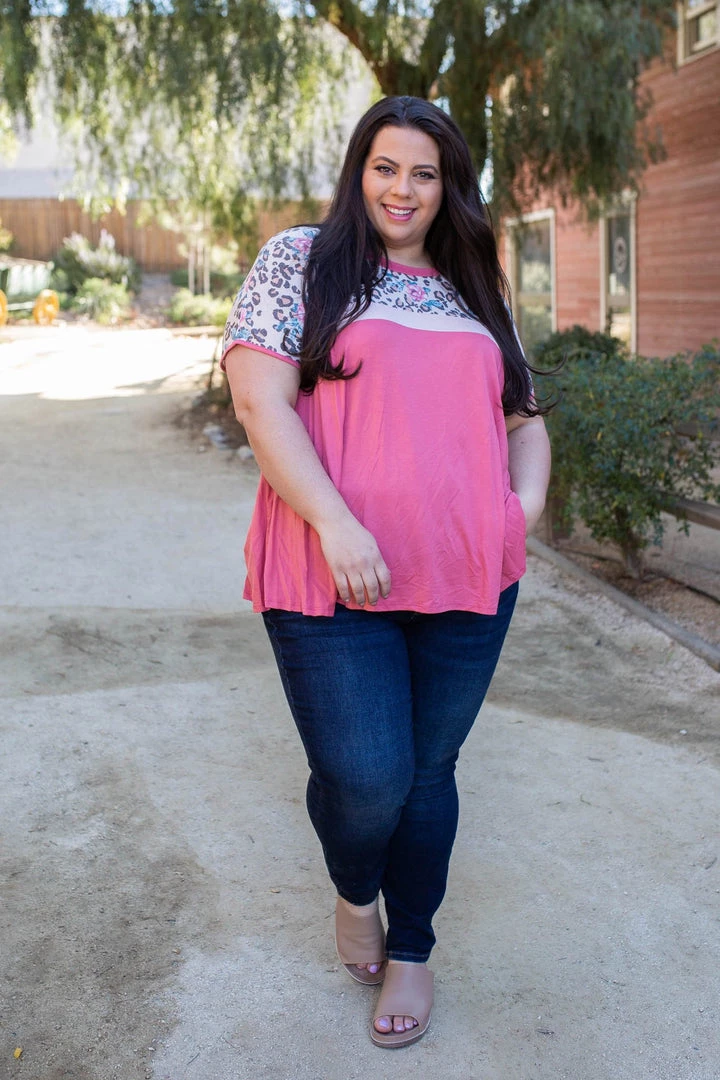 Boutique Simplified Wild One Colorblock Top 4 Boutique Simplified Wild One Colorblock Top