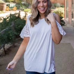 Boutique Simplified Afternoon Delight Lace Top New Arrivals