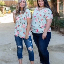 Boutique Simplified New Arrivals Minty Fresh Caged Top