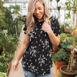 Boutique Simplified Free My Soul Short Sleeve Top New Arrivals