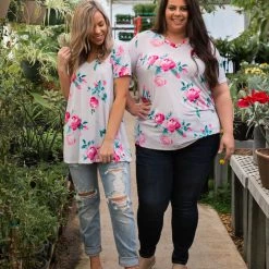 Boutique Simplified New Arrivals Blissful Floral Short Sleeve Top 15 Boutique Simplified New Arrivals Blissful Floral Short Sleeve Top