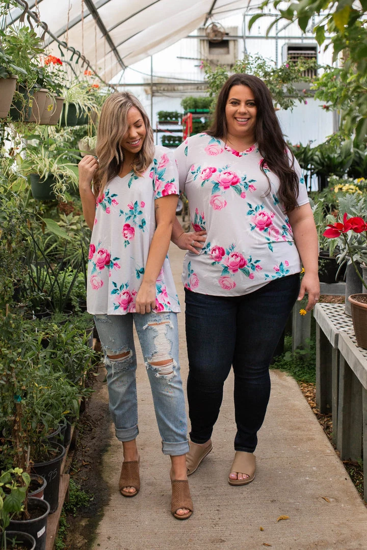 Boutique Simplified New Arrivals Blissful Floral Short Sleeve Top 6 Boutique Simplified New Arrivals Blissful Floral Short Sleeve Top