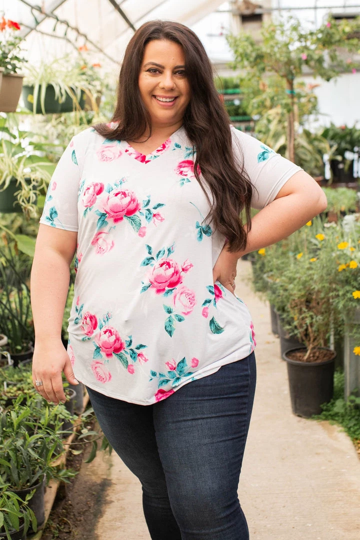Boutique Simplified New Arrivals Blissful Floral Short Sleeve Top 10 Boutique Simplified New Arrivals Blissful Floral Short Sleeve Top