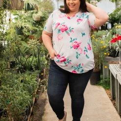 Boutique Simplified New Arrivals Blissful Floral Short Sleeve Top 20 Boutique Simplified New Arrivals Blissful Floral Short Sleeve Top