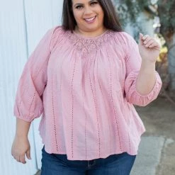 Boutique Simplified My Miracle 3/4 Sleeve Top