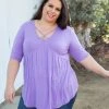 Boutique Simplified New Arrivals Crossroads Babydoll In Lavender