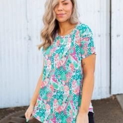 Boutique Simplified New Arrivals Don't Be Coy Short Sleeve Top