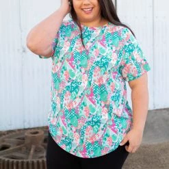 Boutique Simplified New Arrivals Don't Be Coy Short Sleeve Top