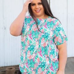 Boutique Simplified New Arrivals Don't Be Coy Short Sleeve Top