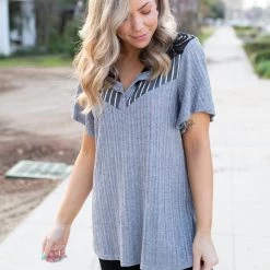 Boutique Simplified Tailor Made Short Sleeve Top New Arrivals