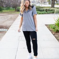 Boutique Simplified Tailor Made Short Sleeve Top New Arrivals