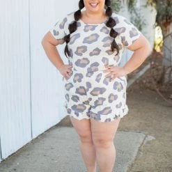 Boutique Simplified Wild By Nature Romper