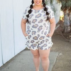 Boutique Simplified Wild By Nature Romper