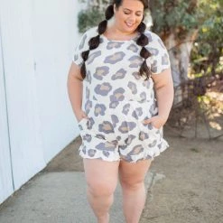 Boutique Simplified Wild By Nature Romper