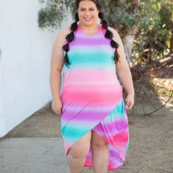 Boutique Simplified Summer Sunset Tulip Maxi Dress 18 Boutique Simplified Summer Sunset Tulip Maxi Dress