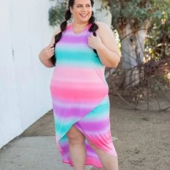 Boutique Simplified Summer Sunset Tulip Maxi Dress 19 Boutique Simplified Summer Sunset Tulip Maxi Dress