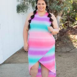 Boutique Simplified Summer Sunset Tulip Maxi Dress 21 Boutique Simplified Summer Sunset Tulip Maxi Dress