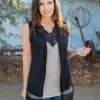 Boutique Simplified Elegantly Laced Vest
