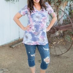 Boutique Simplified Accomplish Anything Short Sleeve Top